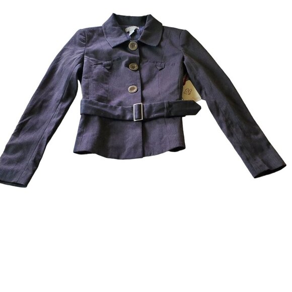 FYLO By Nylon Belted Jacket Viscose Blend - Picture 2 of 16